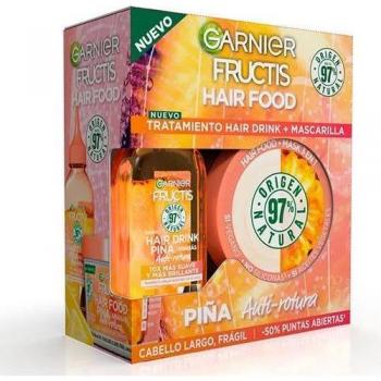 Garnier Fructis Hair Food Piña Antirotura Tratamiento y Mascarilla Set