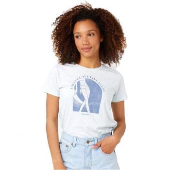 Camiseta de Manga Corta Rip Curl Re-Entry Crew  Blanco