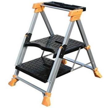 Banco de trabajo multifuncional y escalera transformable Batavia 7062245 - Capacidad hasta 150 kg