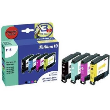 Pelikan 360670 - Cartucho de tinta Brother MFC-260 - LC970 PACK