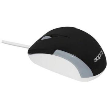 Approx APPOMMB Ratón óptico micro USB 2.0, negro