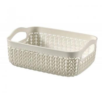 Bandeja organizadora de escritorio A5 rectangular - Blanco