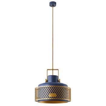 Lámpara Colgante Novolux Lighting TOSCA E27 60W Azul EXO 956B-G05X1A-06
