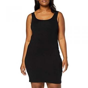 ONLY Carmakoma NOS Cartime Long Tank Top Noos Camiseta sin Mangas, Negro