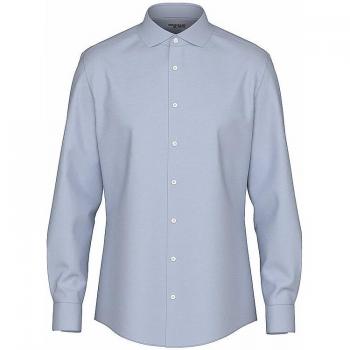 Drykorn Slim Fit Stretch Men's Dress Shirt - Light Blue Size M
