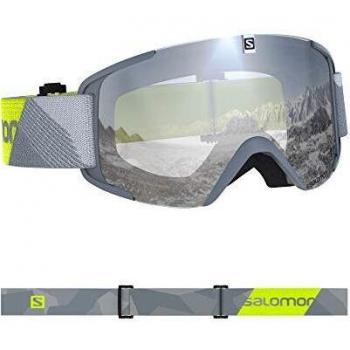 Salomon, Xview, Gafas de esquí unisex, Gris/Amarillo