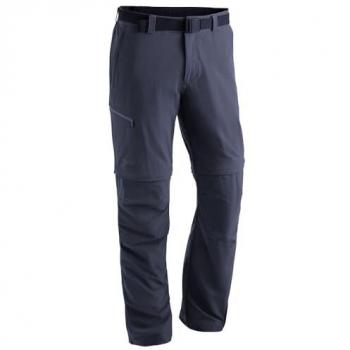 Maier Sports Tajo 2 Men's Outdoor Zip-Off Trekking Pants, Dark Blue, Size 31 Short, Regular Fit, 4 Pockets