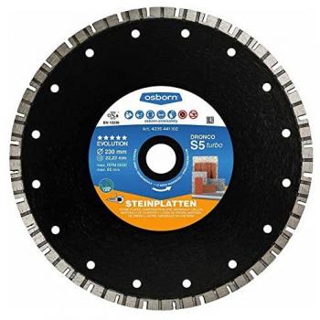 Dronco S5TURBO-230 Disco de diamante Evolution S5 Turbo Placas de piedra Ø 230 mm