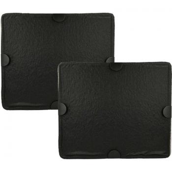 Filtro de Carbón Activado 2x Compatible con Miele DA 5890 W, DA 5895 D U, DA 5895 W, DA 58990 D U - Dimensiones: 29 x 24,5 x