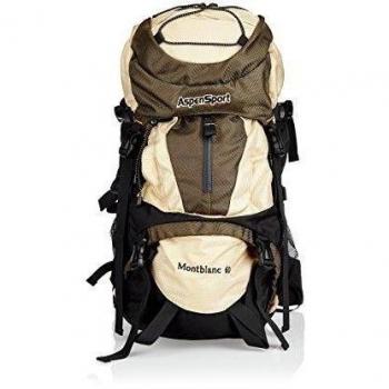 AspenSport Rucksack Mont Blanc - Macuto de Senderismo, Color Multicolor, Talla 70 x 37 x 23 cm