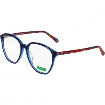 United Colors of Benetton 1073 626 Women's Eyeglasses Blue Size 56 (Frame Only) - Blue Light Block Available