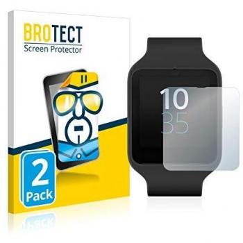 BROTECT Protector Pantalla Compatible con Sony Smartwatch 3 SWR50 Protector Transparente