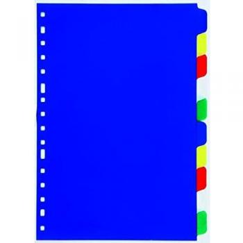 Liderpapel Separador Plástico Juego De 10 Separadores Folio 16 Taladros