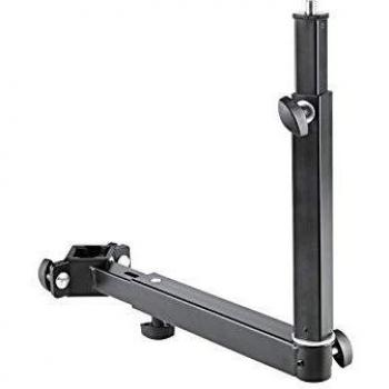 K&M 18807 Universal Keyboard Stand Holder - Adjustable Height, Black