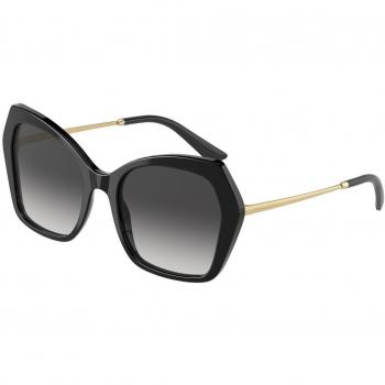 Dolce & Gabbana DG4399F Asian Fit 501/8G Women’s Sunglasses Black Size 56