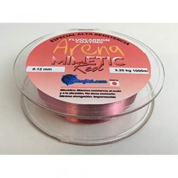 Línea de pesca monofilamento Estanfish Arena 1000 M Rojo, diámetro 0.12 mm, resistencia 3.20 kg