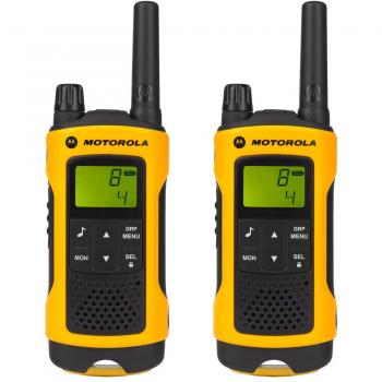 Motorola 59T80EXPACK - Walkie-talkie radio emisor y receptor PMR, amarillo