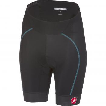 Castelli Pantalón De Ciclismo Corto Para Mujer 2018 Velocissima Negro-Sky Azul