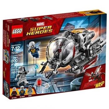 LEGO Super Heroes Exploradores del Reino Cuántico, juguete de construcción, incluye minifiguras de La Avispa, Ant-Man y Ghost