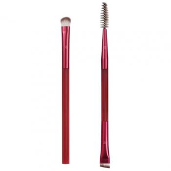 Dúo de Brochas para Ojos y Cejas Solar Power Smolder Eye + Brow - Real Techniques