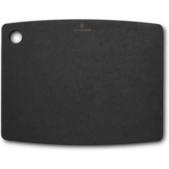 Planche de découper Victorinox Kitchen, 36.8 cm x 28.5 cm, negra, ecológica y resistente al calor, apta para lavavajillas