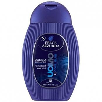 Gel de Ducha y Champú para Hombre Felce Azzurra Cool Blue 250 ml