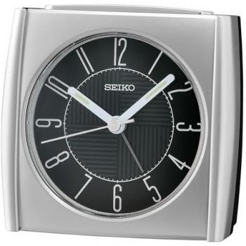 Reloj Despertador Analógico Seiko QHE205S de Cuarzo en Color Plateado, Ideal como Regalo