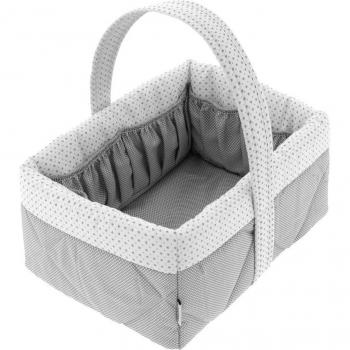 Cesta Canastilla Infantil Cambrass Essentia Gris 22.5x29x29 cm