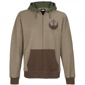 Star Wars Yoda Sudadera capucha con cremallera multicolor XXL