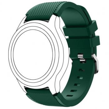 Para Samsung Gear S3 Frontier, DoraMe Moda de los Deportes de Silicona Pulsera Correa Bandera