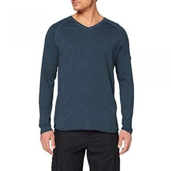 Regatta Hombre Kiro Coolweave Algodón Manga Larga V-Cuello Jersey Camisetas/Polos/Chalecos, Hombre, Camisetas/Polos/Camisetas, RMT195 68E50, ala Azul, S
