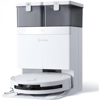 Robot Aspirador y Fregasuelos Ecovacs Deebot T50 Omni - 15000 Pa, con Estación de Autovaciado, Navegación LiDAR, Limpieza con Agua Caliente a 75°C, Zero