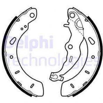 Juego de zapatas de freno DELPHI LS2062 para frenos de tambor