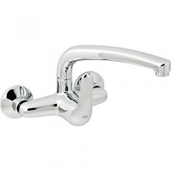 Genebre M115618 - Monomando fregadera pared caño alto