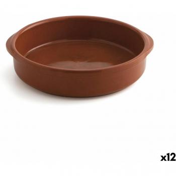 Cazuela de Cerámica Raimundo Marrón 22 cm (12 Unidades)