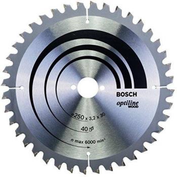 Bosch 2 608 640 643 - Hoja de sierra circular Optiline Wood - 250 x 30 x 3,2 mm, 40