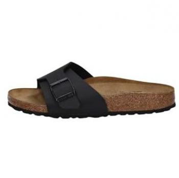 Sandalias Birkenstock Catalina Negras Birko-Flor para Mujer T. 38