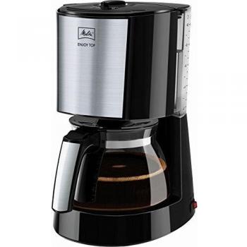 Melitta Enjoy II Top 1017-04 Cafetera de Filtro 10 Tazas Negro/Acero Inoxidable Independiente 1000 W