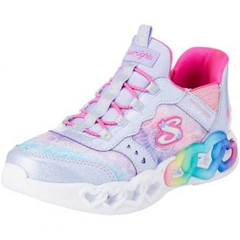 Zapatillas Running Bajas Niña Skechers Slip-ins con Luces Infinite Corazón Lavanda