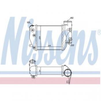 Intercooler NISSENS 96417 - Radiador de Aire de Admisión, fabricado por Nissens, diseñado para mejorar el rendimiento del motor al enfriar el aire de admisión, optimizando la eficiencia y potencia del motor
