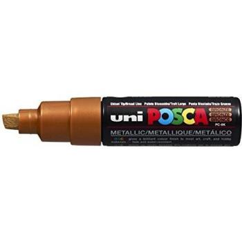 Uni Posca PC-8K Punta Plana Rotulador Pluma- Bronce