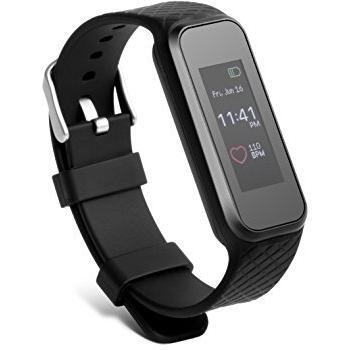 Pulsera de Actividad Technaxx TX-81 con Pantalla TFT de 2,69 cm, Bluetooth 4.0 y Monitor de Frecuencia Cardíaca, IP65, Color Negro