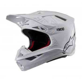 Alpinestars Casco de Motocross Supertech S-M10 Solid Blanco 2024