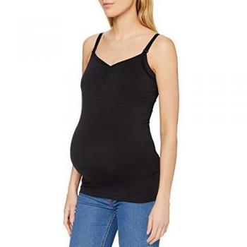 Mamalicious NOS Mlmilly Feed Me Bra Singlet Nf Noos O.a. Sujetador, Black, M/L para Mujer