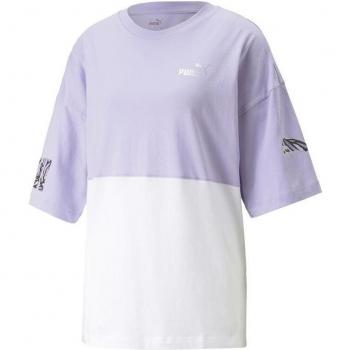 Camiseta PUMA POWER NOVA SHINE Colorblock Tee-25
