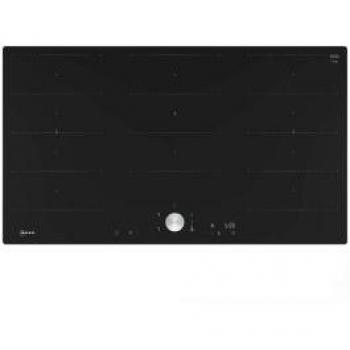 Placa de inducción 90 cm, 5 fuegos, 1100W, negra, con control Twist Pad