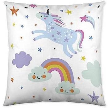 Funda de Cojín Infantil 100% Algodón Sparkly 50x50 cm Cool Kids Fabricada en España