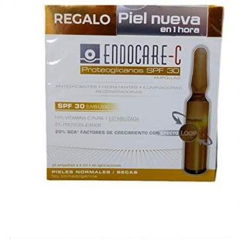 Endocare Radiance C Proteoglicanos Oil-free - Ampollas Faciales Antiedad, Regeneradoras y Antioxidantes, con Vitamina C, Todo Tipo de Pieles, 1 unidad, 30 ampollas x 2ml