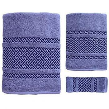 Secaneta Juego 3 Toallas Baño Jacquard 100% Algodón, Para Tocador, Lavabo Y Ducha, Windor