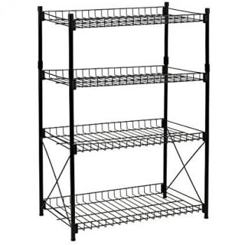 Estantería Metálica Ajustable Confortime 4 Niveles 52x34x86cm - Robusta, Espaciosa y Moderna